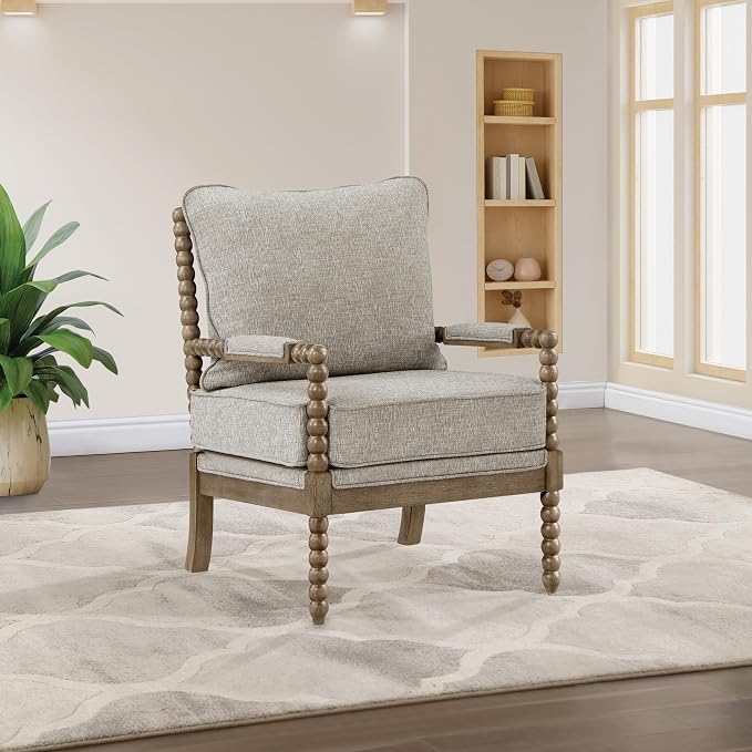 OSP Home Furnishings Fletcher Spindle Accent Chair - Image 2