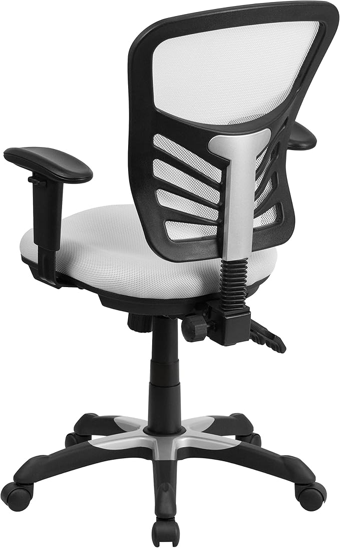 Flash Furniture Nicholas Mid-Back Swivel Office and Gaming Chair, Ergonomic - Image 5