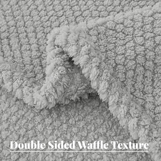 Whale Flotilla Extra Large Fuzzy Fleece Throw Blanket - Image 3