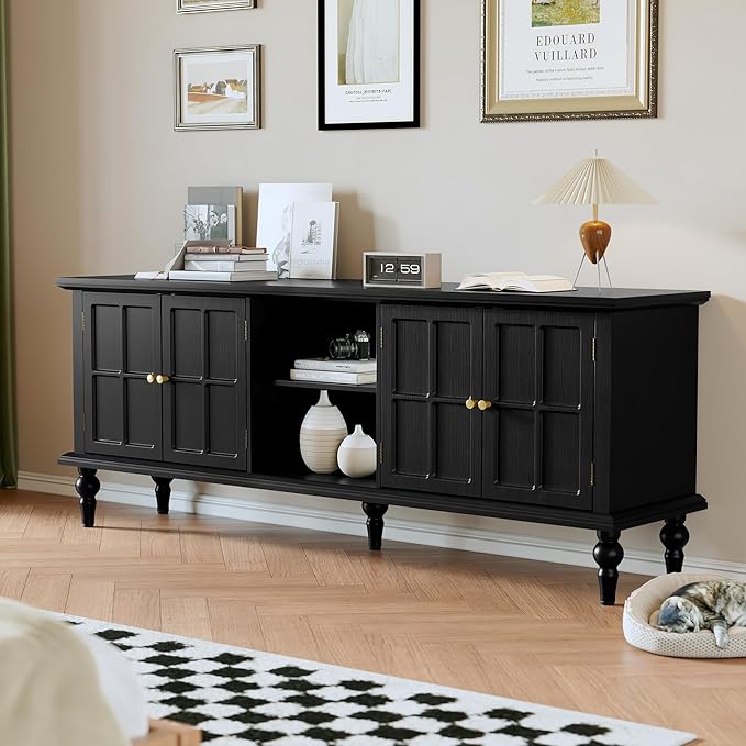 3More 67" Mid Century Modern TV Stand - Image 6