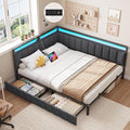 DICTAC Queen Corner Bed Frame by DICTAC