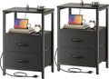 Huuger Nightstands Set of 2, End Tables by Huuger