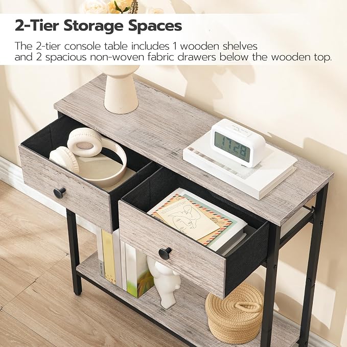 HOOBRO 29.5" Narrow Console Table - Image 7