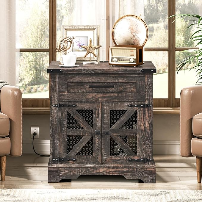 RALGEND Farmhouse End Table - Image 8