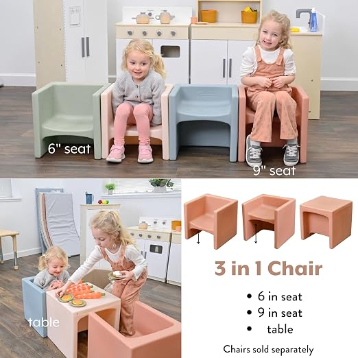 Children's Factory 3-in-1 Cube Chair - Image 4