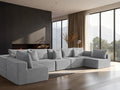 168" Cloud Sectional Couch, Comfort U Shaped Sofa by VYUXWO