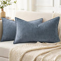 decorUhome Summer Couch Throw Pillow Covers 12x20 Set of 2, Decorative Soft by decorUhome