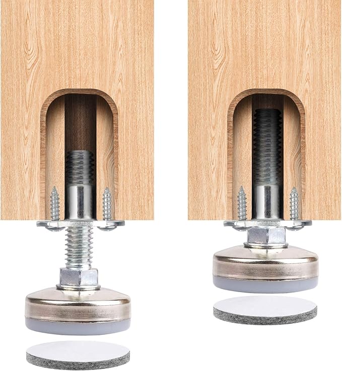 Heavy Duty Furniture Leveling Feet Adjustable Furniture Leg Levelers - Image 5