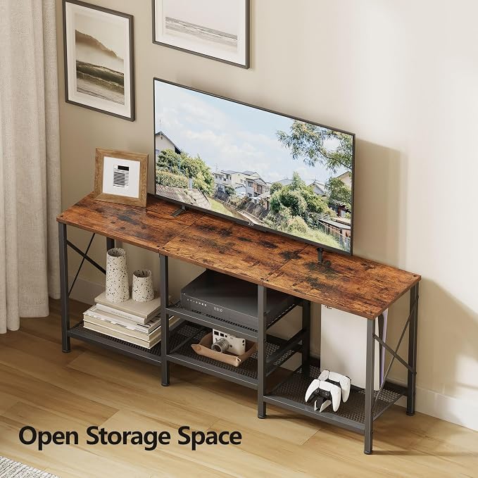 JARHETUN TV Stand for 55 Inch TV, Entertainment Center - Image 4