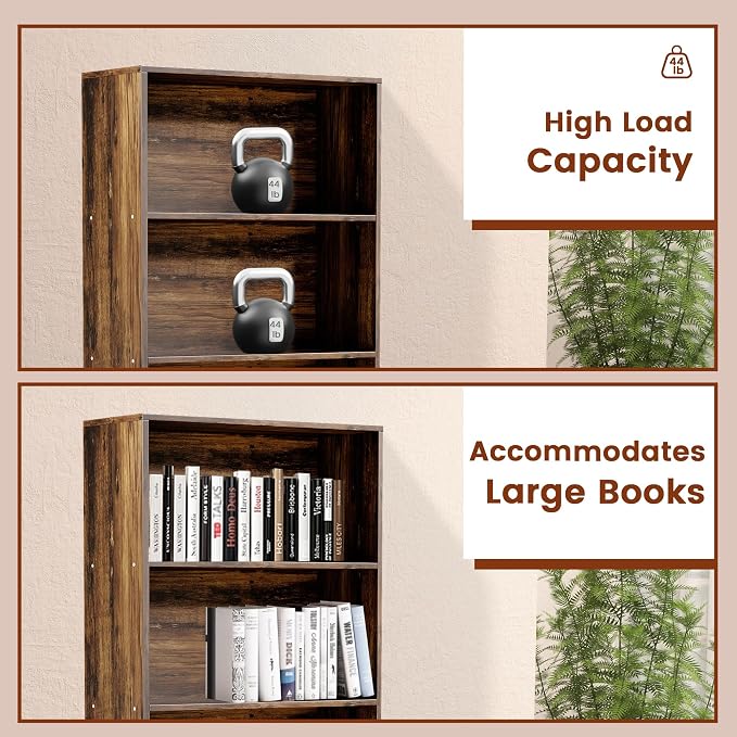 GRUSIGN 71" Tall 6-Tier Bookshelf, Large Open Display Bookcase - Image 5