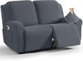 TAOCOCO Recliner Loveseat Slipcover, 6 Pieces Dual Recliner Sofa Covers by TAOCOCO