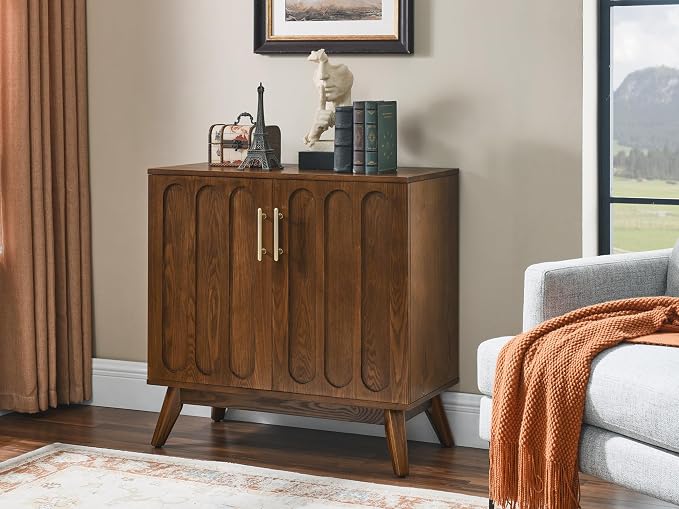 LKTART Sideboard Buffet, Mid Century Modern Storage Cabinet - Image 8