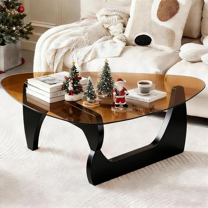 Coffee Tables for Living Room, Small Oval Center Table - Image 8