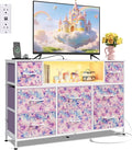 WLIVE Dresser TV Stand for 45, 55 inch TV, Entertainment Center by WLIVE