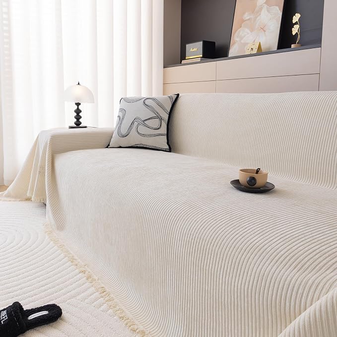 DREAMINGO Modern Minimalist Sofa Covers Washable Pet Furniture Protector Couch - Image 2