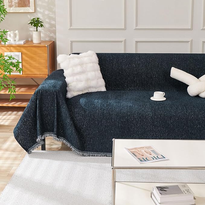 VClife Couch Cover for Sofa, Soft Washable Chenille Couch Covers for 2 Cushion - Image 9