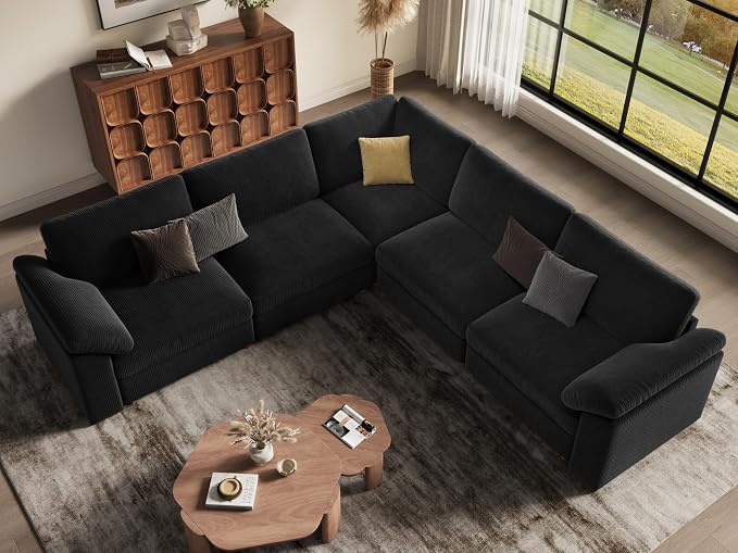 EASE MOOSE Oversized Modular Sectional Sofa, Extra Large L Shape Sectional - Image 3