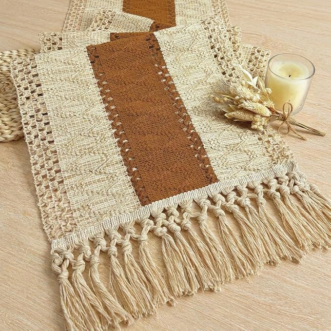 FEXIA Boho Table Runner for Home Decor by FEXIA