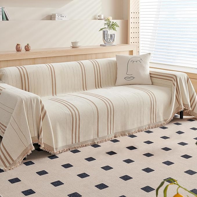 DREAMINGO Couch Cover Reversible Chenille Furniture Protector Sofa Covers by DREAMINGO
