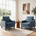 TLSUNNY Mid-Century Accent Chair, Modern Upholstered Chenille Armchair & Padded by TLSUNNY