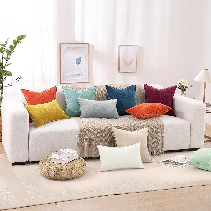 decorUhome Summer Couch Throw Pillow Covers 18x18 Set of 2, Decorative Soft - Image 8