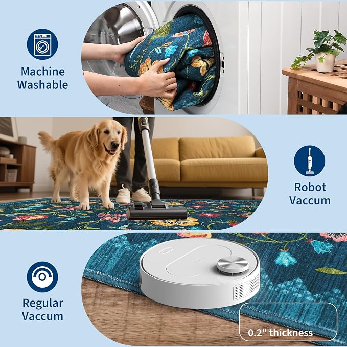 GarveeHome Washable Rug 3x5 Area Rugs - Image 5