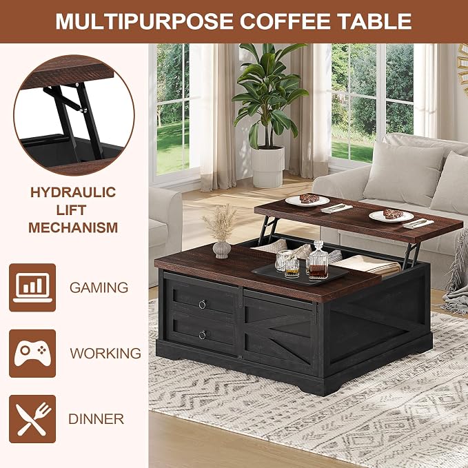 Itaar 39.4'' Lift Top Coffee Table - Image 6