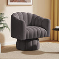 Dewhut Swivel Accent Chair, 360° Swivel Barrel Chair by FocusOnQualityFurniture