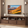 GarveeHome 70 in TV Stand for TVs up to 85 in, Mid Century Modern Entertainment by GarveeHome
