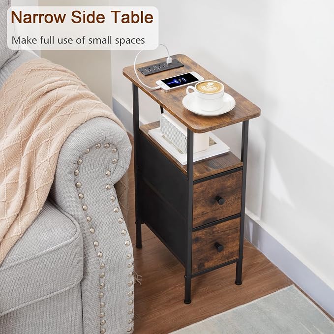 LOAKEKEL Narrow Nightstand - Image 4