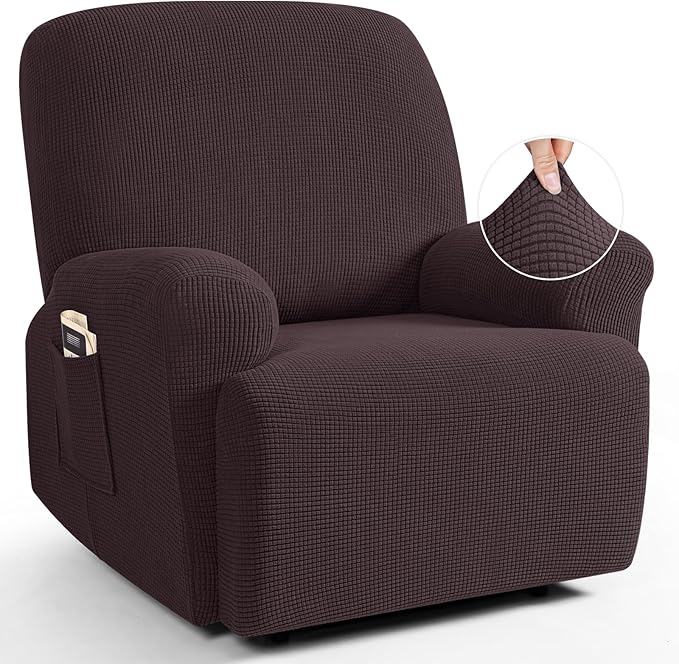 TAOCOCO Oversized Recliner Chair Covers, 1 Seater Streach Recliner Covers Soft by TAOCOCO