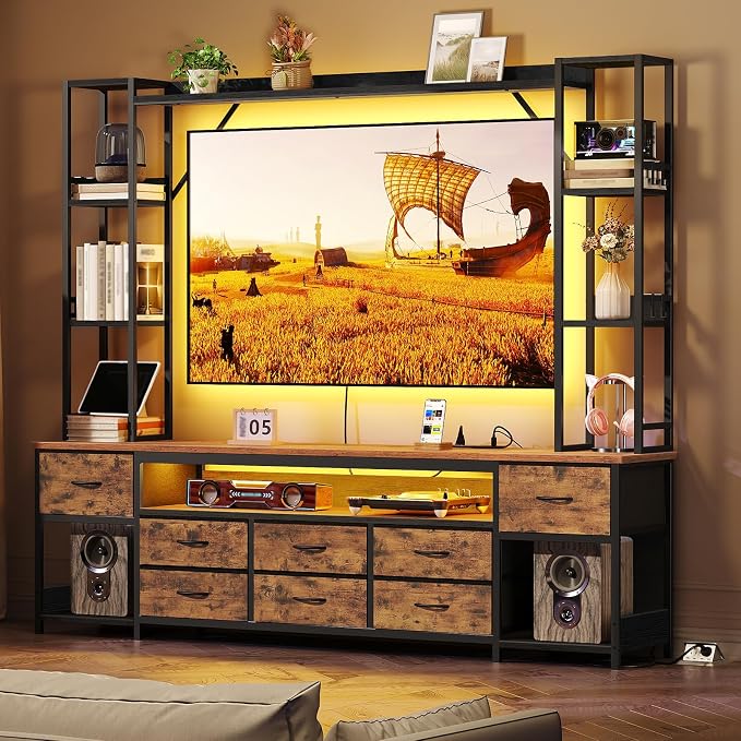 RALGEND Large Entertainment Center by RALGEND