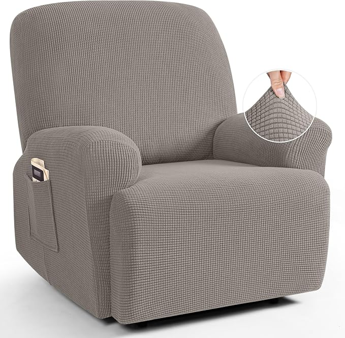 TAOCOCO Oversized Recliner Chair Covers, 1 Seater Streach Recliner Covers Soft by TAOCOCO