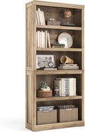 LINSY HOME 5-Shelf Bookcase, Bookshelves Floor Standing Storage Shelves 68 in by LINSYHOME
