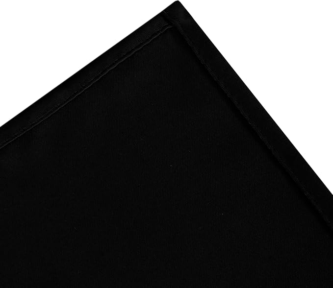 LEMOMO Black Blackout Curtains 34 x 54 Inch Length/Set of 2 Curtain - Image 8