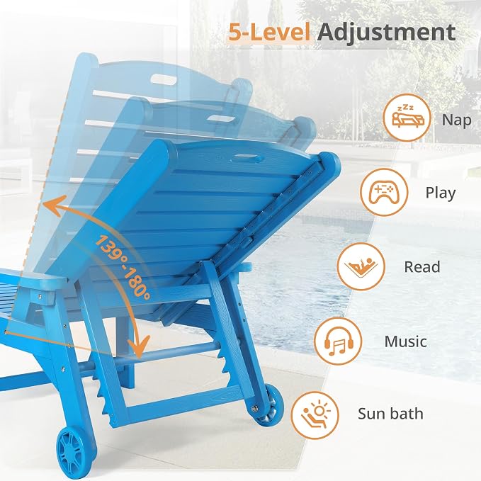 LUE BONA Outdoor Lounge Chair Set - Image 5