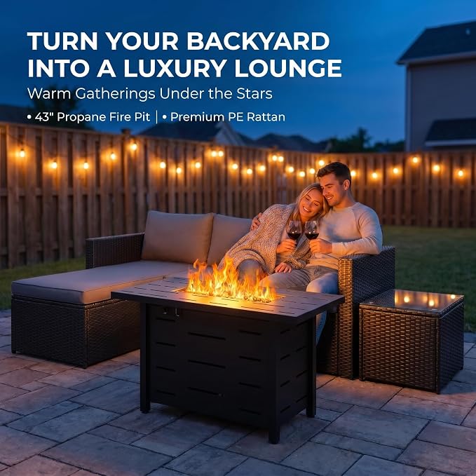 SUNLEI 4-Piece Patio Furniture Set - Image 4