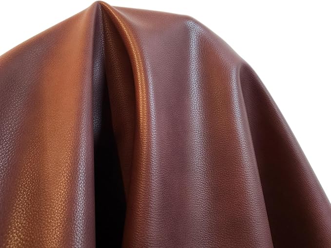 Merlot Burgundy Soft Faux Leather Fabric PU Peta Approved Vegan Leather by The by NATLeathers