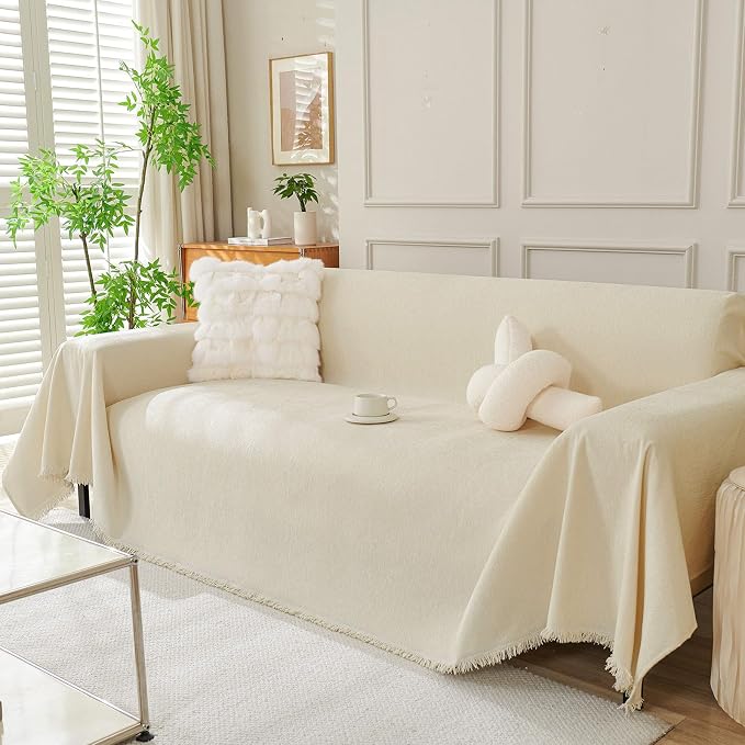 VClife Boho Couch Cover, Washable Thick Sofa Cover by VCLIFE