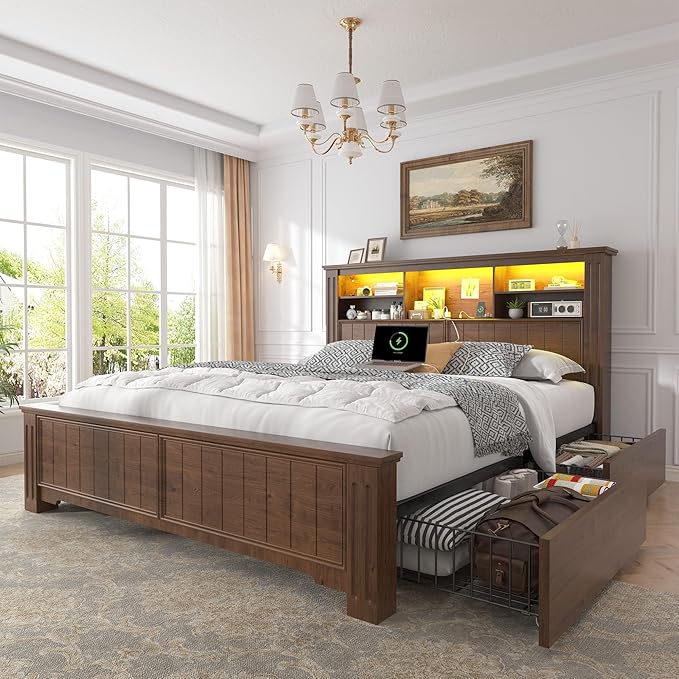 EnHomee Full Size Bed Frame by EnHomee