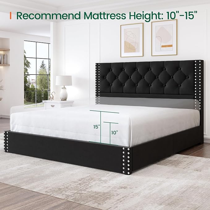 LARMACE Full Size Bed Frame - Image 7