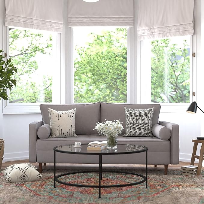 Flash Furniture Hudson Mid-Century Modern Sofa - Image 2