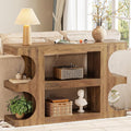 Tohomeor Console Tables for Entryway 47.24-Inch, Wooden Sofa Table Behind The by Tohomeor