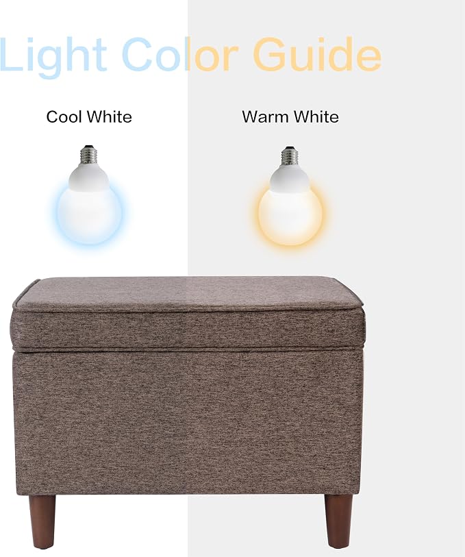 HomePop Home Decor | Dinah Collection Modern Storage Ottoman | Ottoman - Image 7