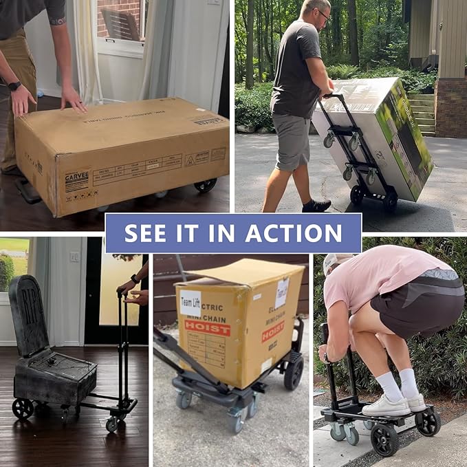 KEDSUM 3-in-1 Convertible Dolly Cart - Image 4