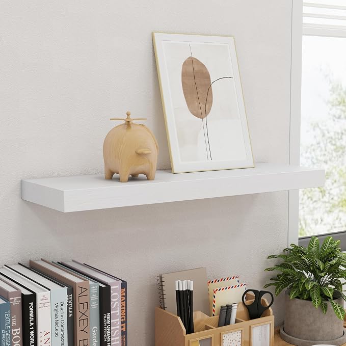 fuqing White Floating Shelves for Wall - Image 6
