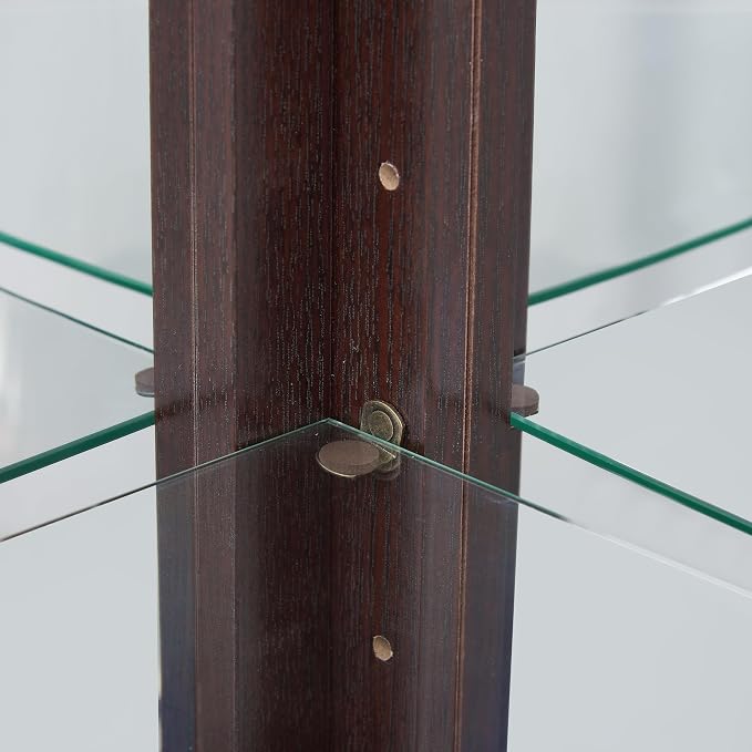 Glass Corner Display Cabinet - Image 6