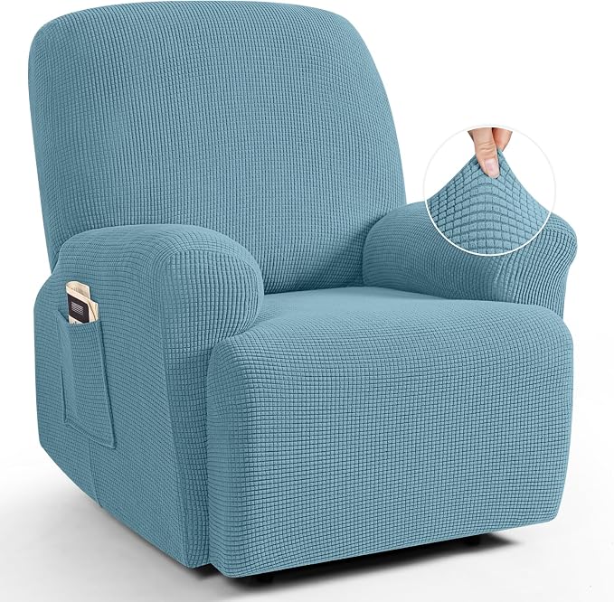 TAOCOCO Recliner Cover 4-Pieces, Recliner Stretch Sofa Slipcover, Recliner by TAOCOCO