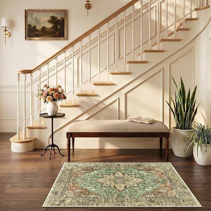 RELEANY Area Rugs 2'6"x4' Kitchen Rugs Entry Rug Small Rugs - Image 2