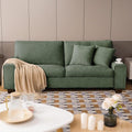DOPEDIO Modern Loveseat Sofa for Living Room, Chenille Recliner, Removable Cover by DOPEDIO